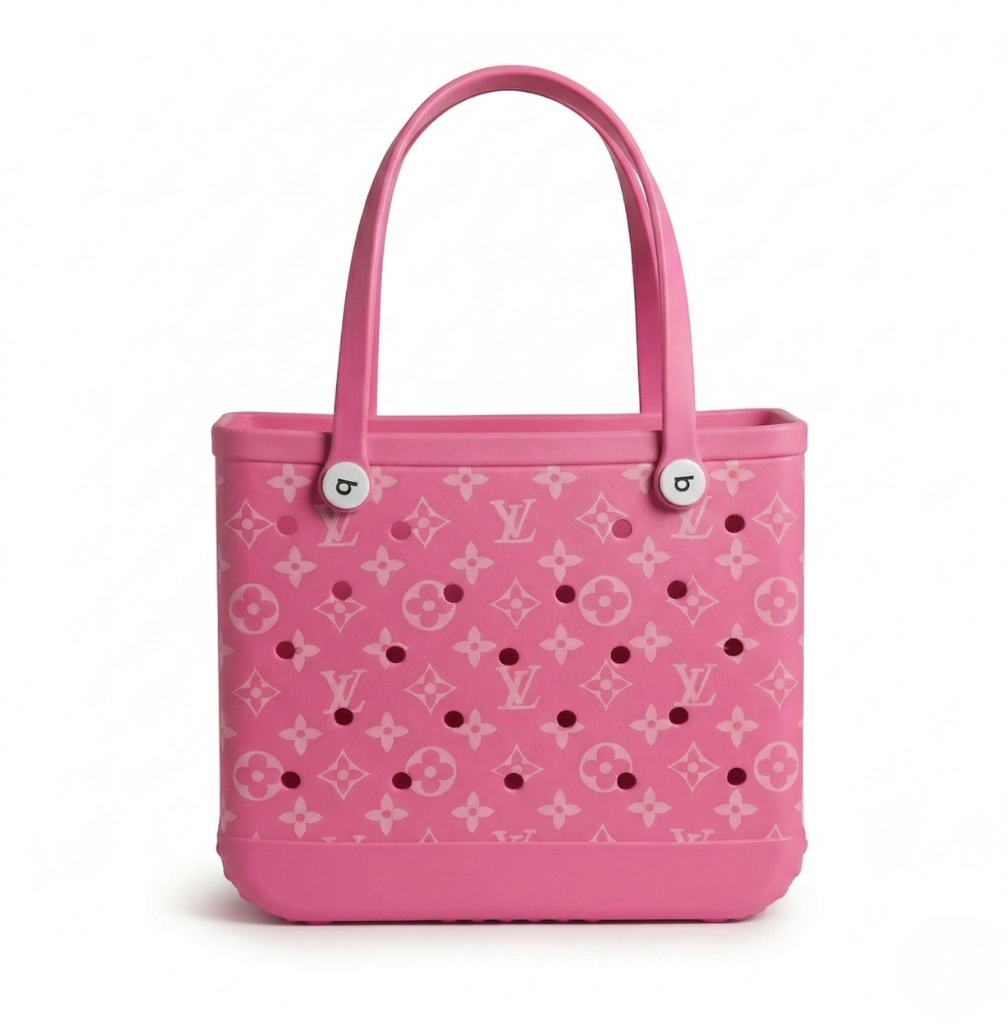 LuxeCarry Bogg Bag LV Style — Waterproof Monogram Edition