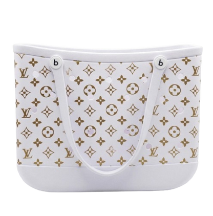 LuxeCarry Bogg Bag LV Style — Waterproof Monogram Edition