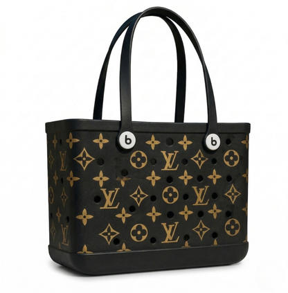 LuxeCarry Bogg Bag LV Style — Waterproof Monogram Edition