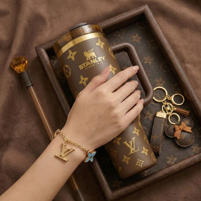 Luxury Tumbler & Accessory Gift Set – 5 Piece