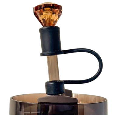 Luxury Gem Straw Topper