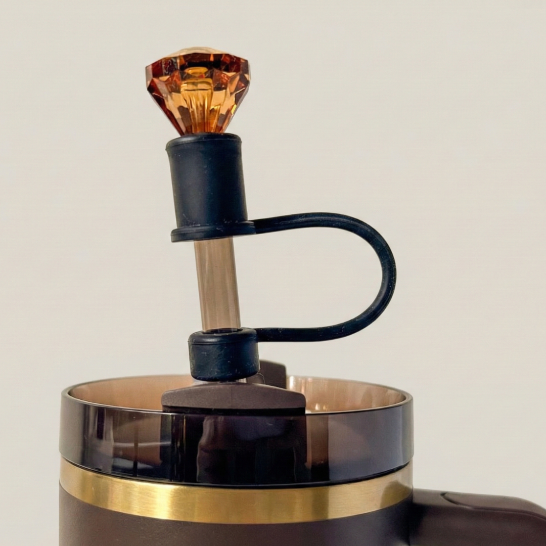 Luxury Gem Straw Topper