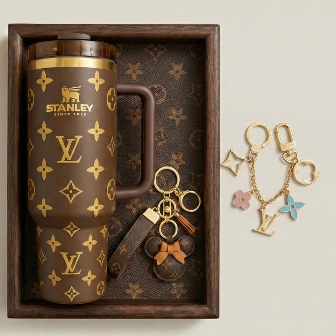 Luxury Tumbler & Accessory Gift Set – 5 Piece