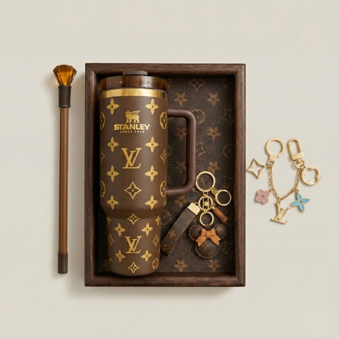 Luxury Tumbler & Accessory Gift Set – 5 Piece