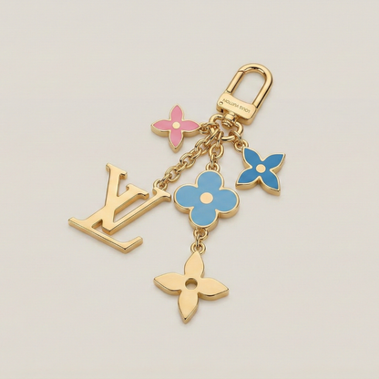 LV Premium Bracelet with Colorful Charms